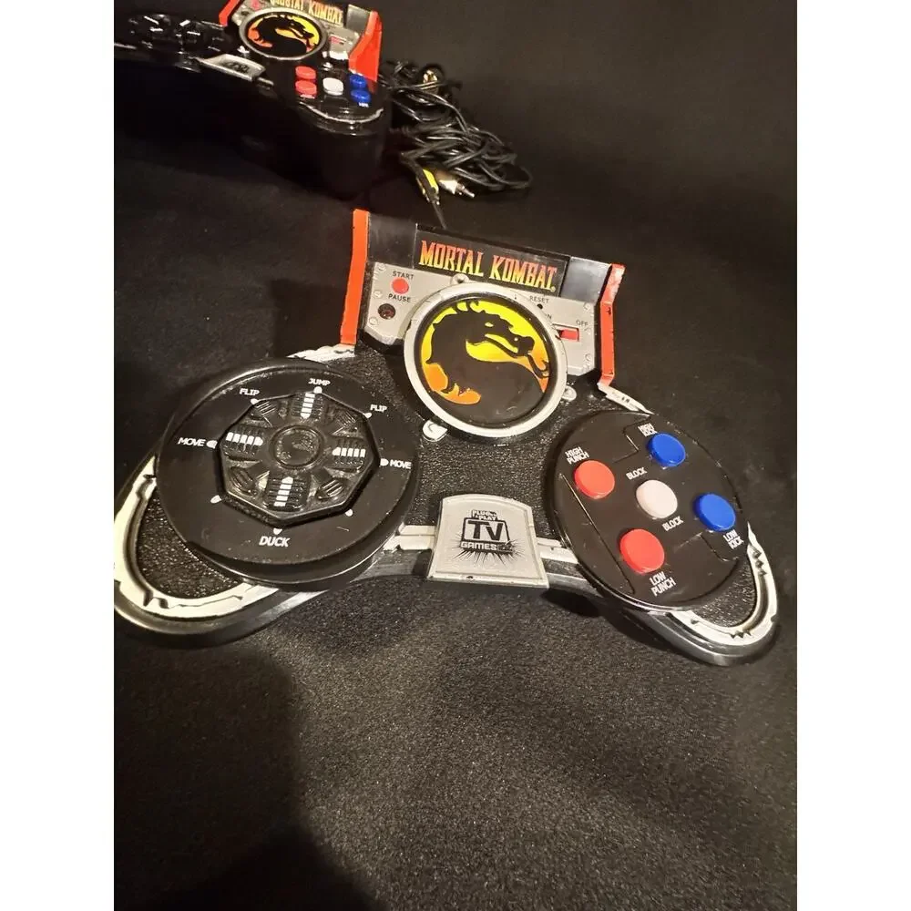 Jakks Pacific Mortal Kombat Plug & Play TV Game Tested Working No Battery Cover